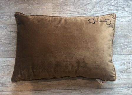 Cushion Velvet Bit corner Large