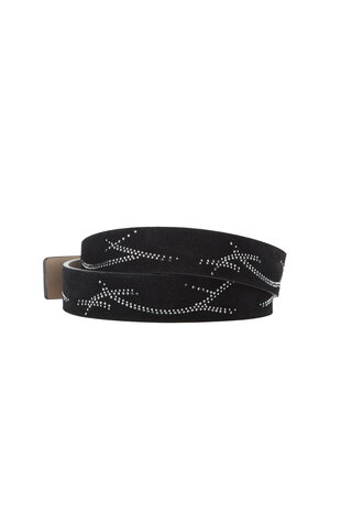 Animo Leather Belt HELOISA - BLACK