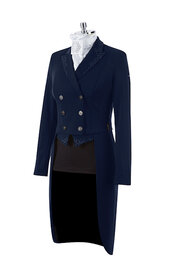 Animo womans Tailcoat Lorella Navy - Crystal buttons